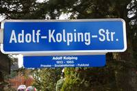 Quelle: Pfarrbüro Malsch Straßenschild Adolf-Kolping-Str.